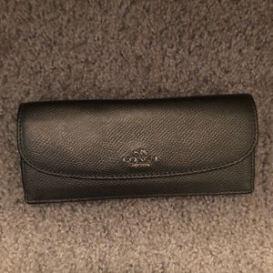 Silver coach wallet
